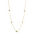 NJO 9K Yellow Gold 5 Star Necklace_10002