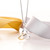 10K Gold & Diamond Silver Trinity Knot Pendant