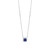 Absolute Silver Halo Pendant Cluster Sapphire_10002