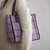 Bridget Tweed Tote Bag Grey/Purple Check_10004