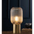 Galway Crystal Fluted Glass Table Lamp - Amber (IRL & UK fitting)_10001