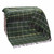 John Hanly Merino Lambswool Green Windowpane Throw_10001