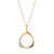Loinnir Jewellery Gold Plated Trinity Necklace_10001
