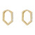 NJO 9K Yellow Gold Pentagon Hoop Earrings_10001