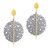 Scribble & Stone Laser Cut Bloom Drop Earrings_10002