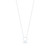 Tipperary Crystal T-Bar Circle-Bar Pendant Silver_10001