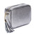 Elie Beaumont Pewter Crossbody with Silver Chervron Strap_1