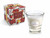 Poinsettia Tumbler Candle White Christmas