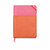 Vegan Leather Pocket Journal Pink & Chili