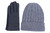 Mens Heritage Tweed Gloves with Cable Knit Hat Set Grey