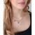 Absolute Beaded Charm Necklace Gold & Jet