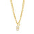 North Star Yellow Gold Plated Necklace