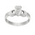 Sterling Silver Ladies Claddagh Ring