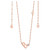 Tipperary Crystal Rose Gold Initial Pendant _10002