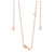 Tipperary Crystal Rose Gold Initial Pendant _10012