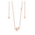 Tipperary Crystal Rose Gold Initial Pendant _10017