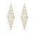 Gold & Crystal Chandelier Earrings
