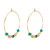 Amara Hoops - Emerald