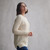 Una Honeycomb Crew Neck Aran Sweater_10012