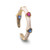  Heart Ring with Coloured Stones  