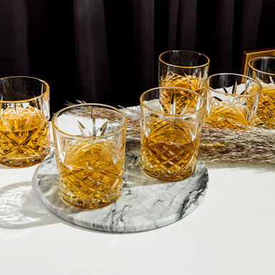 Galway Crystal Renmore Whiskey Glasses Set of 4