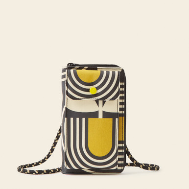 Buy Orla Kiely Women's Classic Zip Bag Shoulder Handbag, Black - Charcoal ,  35X25.5X10.9 Cm - W X H L at Amazon.in