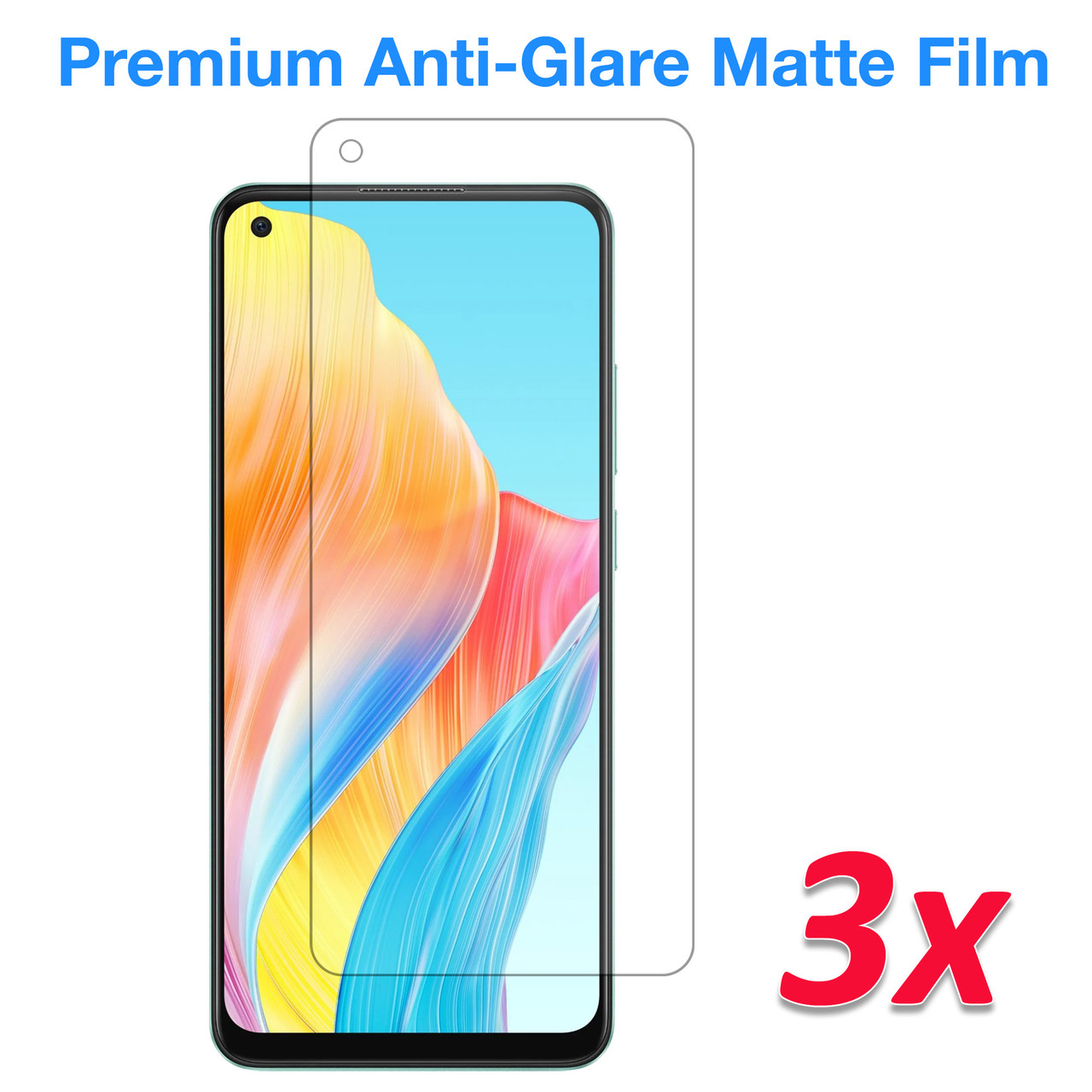 Para o Oppo A78 4G Free de Tela de Instalação Sem Bolhas Super Clara Filme  de Vidro Temperado 0,3mm Arc Edge