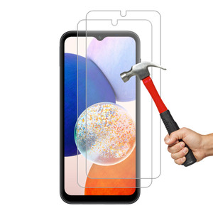 2x Galaxy A14 5G Premium 9H HD Tempered Glass Screen Protectors
