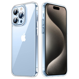 Apple iPhone 15 Pro Max (6.7") Premium Crystal Clear Soft TPU Slim Gel Case with Camera Protection