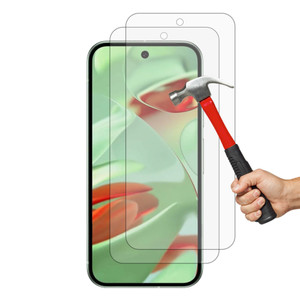 2x Google Pixel 9 Premium Crystal Clear 9H Tempered Glass Screen Protectors