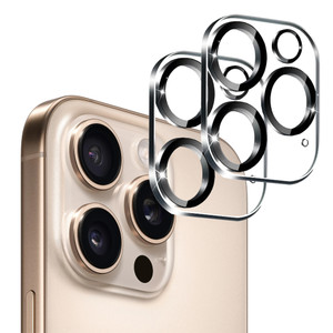 2x iPhone 16 Pro Max (6.9") Premium Full Coverage Camera Lens Tempered Glass
