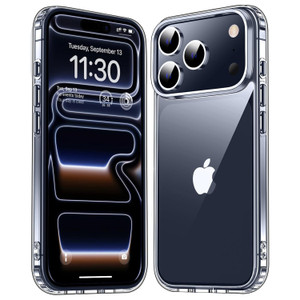 Apple iPhone 17 Pro (6.3") Premium Crystal Clear Soft TPU Slim Gel Case with Camera Protection