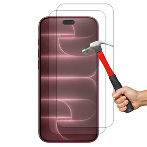 2x iPhone 18 Pro Max (6.9") Premium 9H 2.5D Tempered Glass Screen Protectors