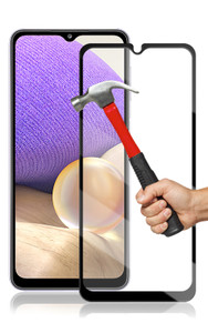 2x Galaxy A32 5G Premium Full Cover 9H Tempered Glass Screen Protectors