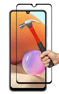 2x Galaxy A22 4G (6.4") Premium Full Cover 9H Tempered Glass Screen Protectors