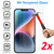 2x iPhone 14 Plus (6.7") Premium 9H 2.5D Tempered Glass Screen Protectors