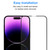 2x iPhone 14 Pro (6.1") Premium Full Cover 9H Tempered Glass Screen Protectors