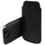 iPhone 14 (6.1") Black Pull Tab Pouch Slim Sleeve PU Leather Case