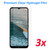 3x Nokia C21 Plus Premium Hydrogel Full Cover Clear Shock Absorbing Screen Protectors