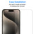 2x iPhone 15 Pro Max (6.7") Premium 9H 2.5D Tempered Glass Screen Protectors