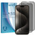 2x iPhone 15 Pro Max (6.7") Privacy Anti-Spy Premium Full Cover 9H Tempered Glass Screen Protectors
