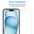 3x iPhone 15 Plus (6.7") Premium Hydrogel Full Cover Clear Screen Protectors