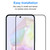 2x Galaxy A55 5G Premium Full Cover 9H Tempered Glass Screen Protectors