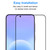2x Samsung Galaxy A57 5G Premium Full Cover 9H Tempered Glass Screen Protectors