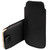 iPhone 13 Mini (5.4") Black Pull Tab Pouch Slim Sleeve PU Leather Case