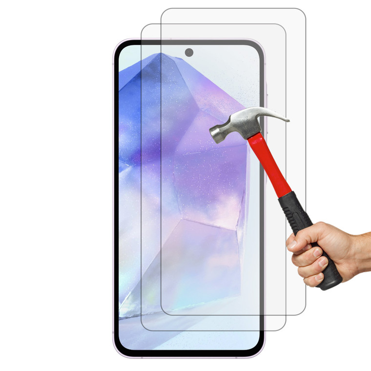 2x Galaxy A35 5G Premium 9H HD Tempered Glass Screen Protectors