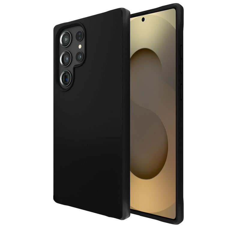 Samsung Galaxy S25 Ultra (6.9") Black Premium Soft TPU Gel Back Protective Case