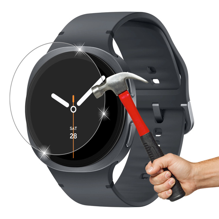 2x Samsung Galaxy Watch8 (44 mm) Premium Tempered Glass Screen Protectors