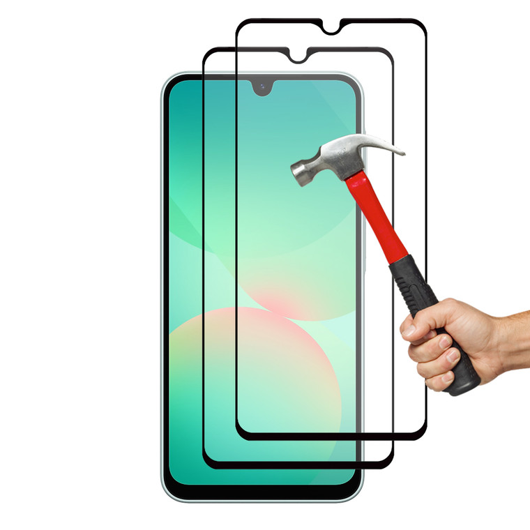 2x Samsung Galaxy A17 4G Premium Full Cover 9H Tempered Glass Screen Protectors