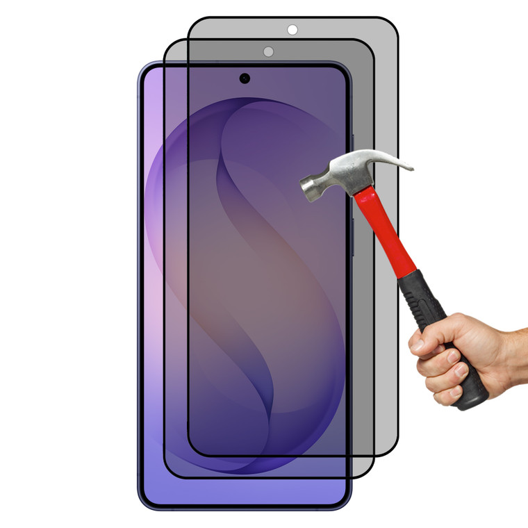 2x Samsung Galaxy S26+ (6.7") Privacy Anti-Spy Premium Full Cover 9H Tempered Glass Screen Protectors
